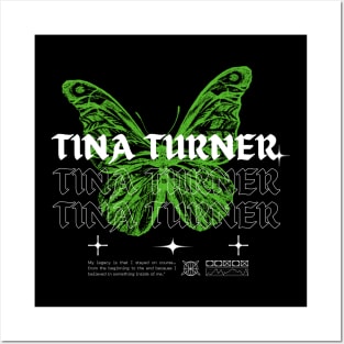 Tina Turner // Butterfly Posters and Art